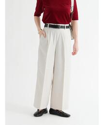 Te chichi TERRASSE | タックストレートパンツ(その他パンツ)