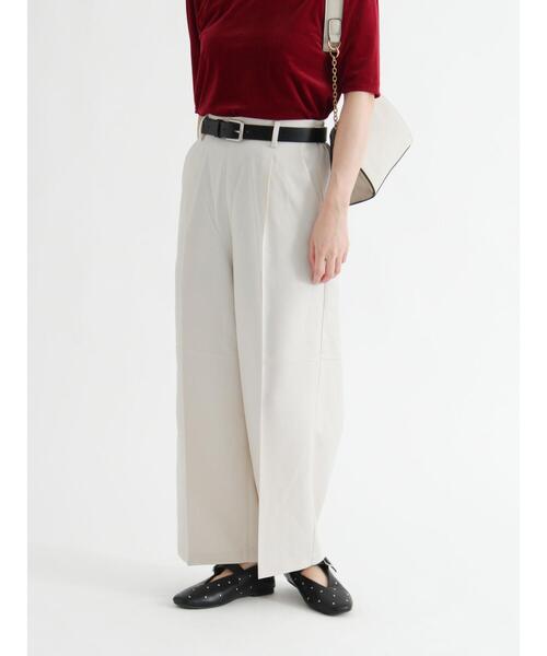 Te chichi TERRASSE（テチチテラス）の「タックストレートパンツ（その他パンツ・レディース・ブラック/オフホワイト/ブラウン/パープル/ネイビー・M/L）」の17枚目の写真