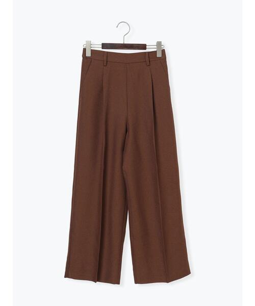 Te chichi TERRASSE（テチチテラス）の「タックストレートパンツ（その他パンツ・レディース・ブラック/オフホワイト/ブラウン/パープル/ネイビー・M/L）」の9枚目の写真