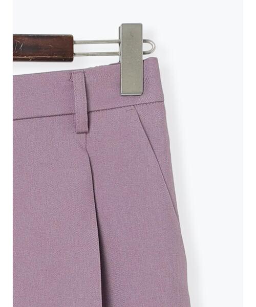 Te chichi TERRASSE（テチチテラス）の「タックストレートパンツ（その他パンツ・レディース・ブラック/オフホワイト/ブラウン/パープル/ネイビー・M/L）」の15枚目の写真
