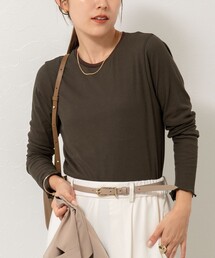 NOLLEY’S | ウォッシャブルシアーフライスロンT(Tシャツ/カットソー)