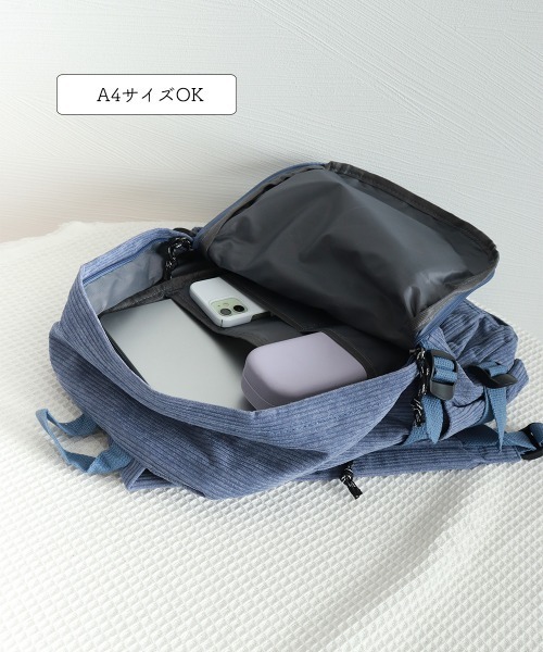 Miniministore(ミニミニストア)の「リュックサック コーデュロイ レディース(バックパック/リュック・レディース・ブラック/ブルー/キャメル・FREE)」の10枚目の写真