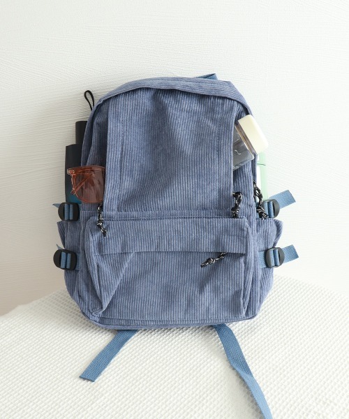 Miniministore(ミニミニストア)の「リュックサック コーデュロイ レディース(バックパック/リュック・レディース・ブラック/ブルー/キャメル・FREE)」の11枚目の写真