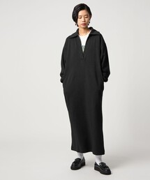 CITEN | ＜CITEN＞スキッパーデザインスウェットワンピース(ワンピース)