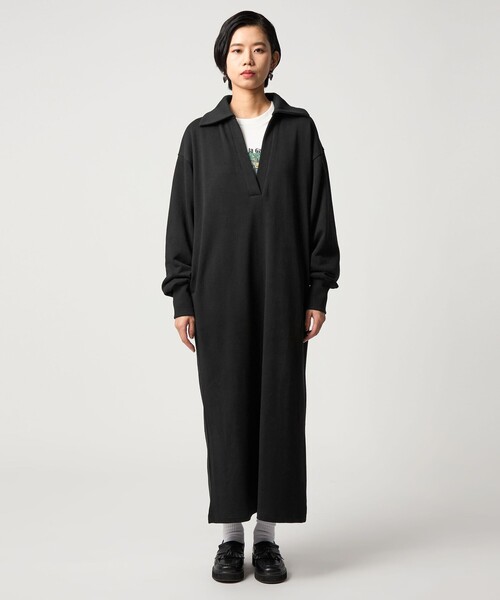 CITEN（シテン）の「＜CITEN＞スキッパーデザインスウェットワンピース（ワンピース・レディース・ライトグレー/ブラック・M/S）」の20枚目の写真