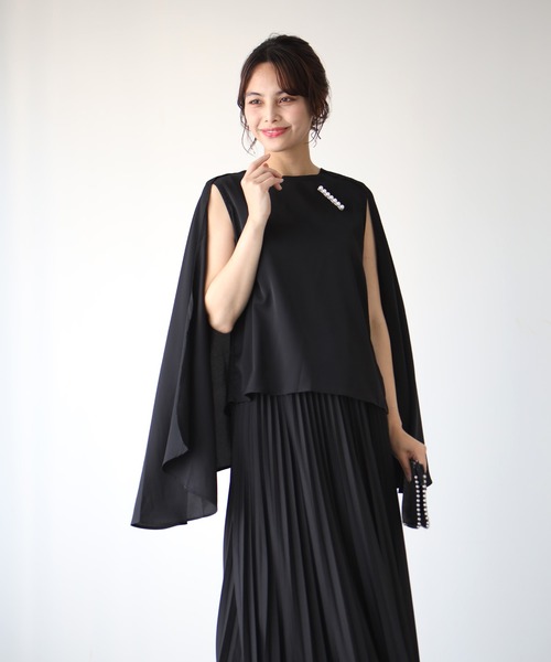 Ehre style(エーレスタイル)の「働く女性の レセプションブラウス(シャツ/ブラウス・レディース・ベージュ/ブラック・FREE)」の16枚目の写真