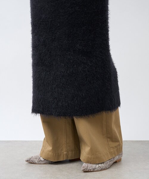 RIVE DROITE（リヴドロワ）の「【華やかな印象に】2wayフェザーワンピース（ワンピース・レディース・ブラック/ベージュ・FREE）」の16枚目の写真