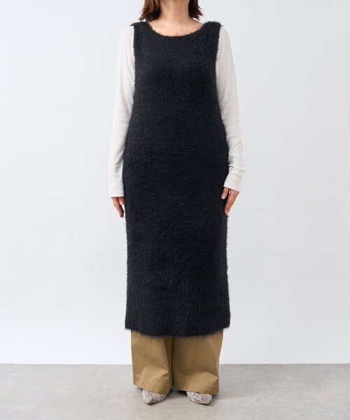 RIVE DROITE（リヴドロワ）の「【華やかな印象に】2wayフェザーワンピース（ワンピース・レディース・ブラック/ベージュ・FREE）」の17枚目の写真