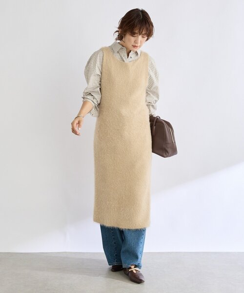 RIVE DROITE（リヴドロワ）の「【華やかな印象に】2wayフェザーワンピース（ワンピース・レディース・ブラック/ベージュ・FREE）」の21枚目の写真