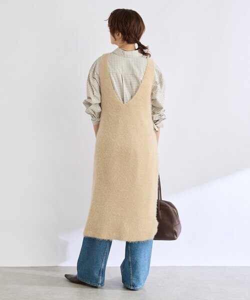 RIVE DROITE（リヴドロワ）の「【華やかな印象に】2wayフェザーワンピース（ワンピース・レディース・ブラック/ベージュ・FREE）」の22枚目の写真