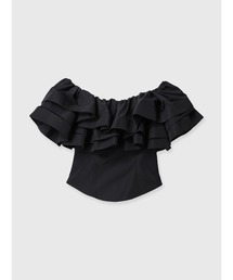 オフショル オフショルダー」に該当するトップス（ブラック/黒色系