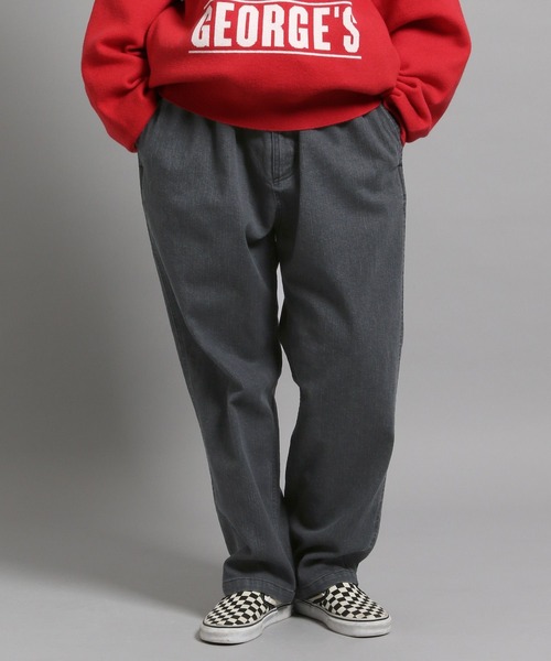 GEORGE'S（ジョージズ）の「ストレートテーパーデニム2（デニムパンツ・メンズ・グレー/ブラック・MEDIUM/LARGE）」の9枚目の写真