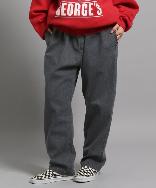 GEORGE'S（ジョージズ）の「ストレートテーパーデニム2（デニムパンツ・メンズ・グレー/ブラック・MEDIUM/LARGE）」の11枚目の写真