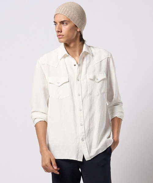 wjk(ダヴルジェイケイ)の「mko13202- comfy 2-way knit watch ニット帽(8992 kn30h)(ニットキャップ/ビーニー・メンズ・ブラック/ベージュ/チャコール・FREE)」の9枚目の写真