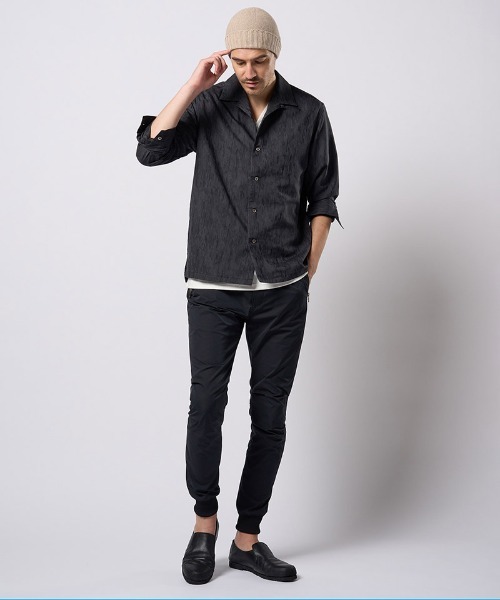 wjk(ダヴルジェイケイ)の「mko13202- comfy 2-way knit watch ニット帽(8992 kn30h)(ニットキャップ/ビーニー・メンズ・ブラック/ベージュ/チャコール・FREE)」の10枚目の写真