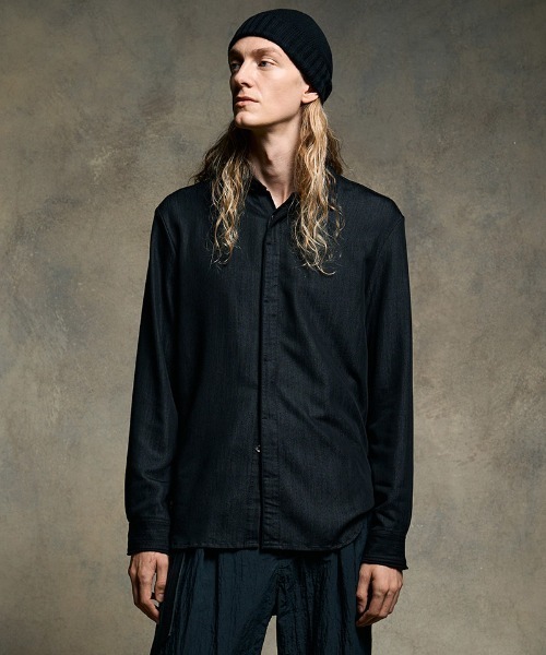 wjk(ダヴルジェイケイ)の「mko13202- comfy 2-way knit watch ニット帽(8992 kn30h)(ニットキャップ/ビーニー・メンズ・ブラック/ベージュ/チャコール・FREE)」の11枚目の写真