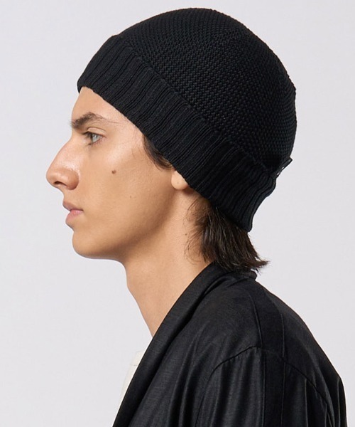 wjk(ダヴルジェイケイ)の「mko13202- comfy 2-way knit watch ニット帽(8992 kn30h)(ニットキャップ/ビーニー・メンズ・ブラック/ベージュ/チャコール・FREE)」の13枚目の写真
