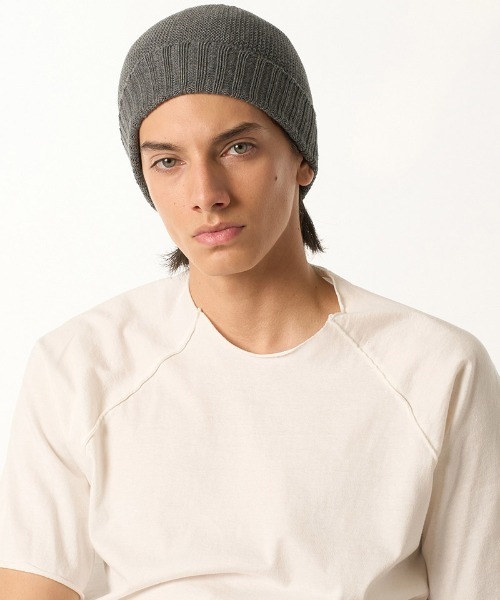 wjk(ダヴルジェイケイ)の「mko13202- comfy 2-way knit watch ニット帽(8992 kn30h)(ニットキャップ/ビーニー・メンズ・ブラック/ベージュ/チャコール・FREE)」の22枚目の写真