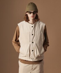 40ct＆525（フォーティーカラッツアンドゴーニーゴ）の「【Sサイズ～】コーデュロイ4パッチポケットヴェスト（ベスト）」