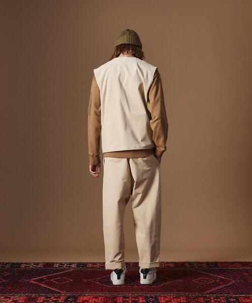 40ct&525(フォーティーカラッツアンドゴーニーゴ)の「【Sサイズ~】コーデュロイ4パッチポケットヴェスト(ベスト・メンズ・アイボリー/ブラック・02/03/01)」の20枚目の写真