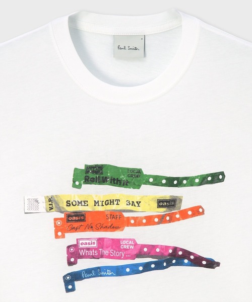 Paul Smith（ポールスミス）の「Paul Smith × Oasis リストバンド Tシャツ / 253738 011R（Tシャツ/カットソー・メンズ・ホワイト・X-SMALL/SMALL/MEDIUM/LARGE/X-LARGE）」の6枚目の写真