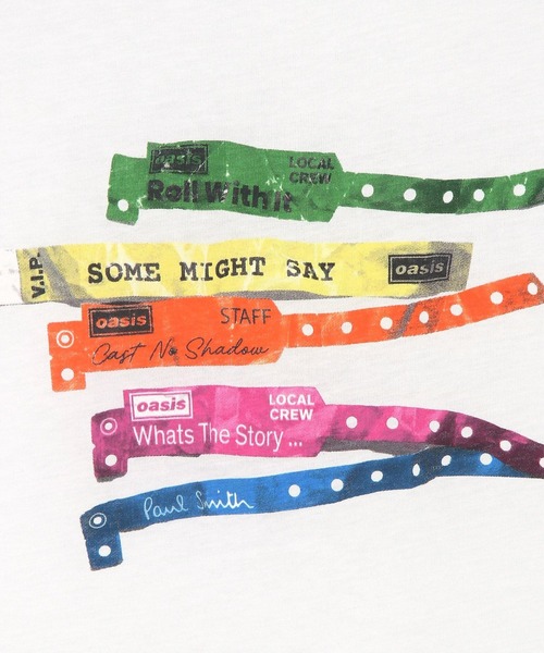 Paul Smith（ポールスミス）の「Paul Smith × Oasis リストバンド Tシャツ / 253738 011R（Tシャツ/カットソー・メンズ・ホワイト・X-SMALL/SMALL/MEDIUM/LARGE/X-LARGE）」の7枚目の写真