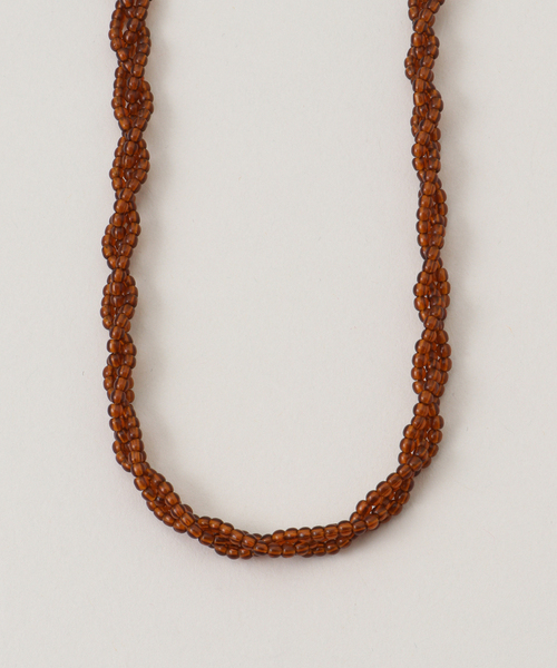 RELUME 3レンガラスビーズネックレス（ネックレス）｜JOURNAL STANDARD