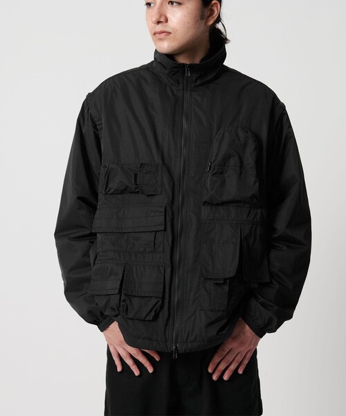 kolor BEACON　ボンバージャケット　ナイロン　マルチポケット　ブルゾン kolor BEACON(カラービーコン)】Jacket｜PARIGOT ONLINE（パリゴ