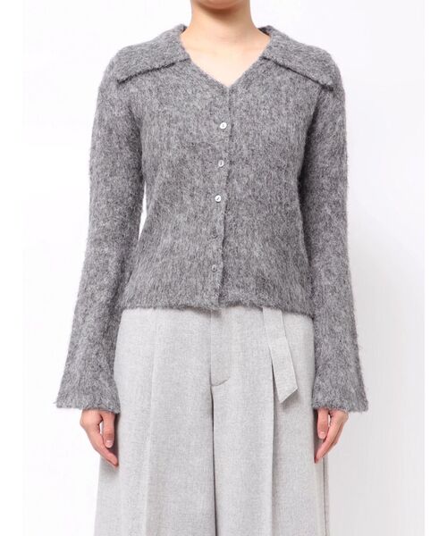 LAGUNAMOON（ラグナムーン）の「ヘアリーカラーカーデニットプルオーバー（カーディガン/ボレロ・レディース・グレー/ブルー/アイボリー・FREE）」の11枚目の写真