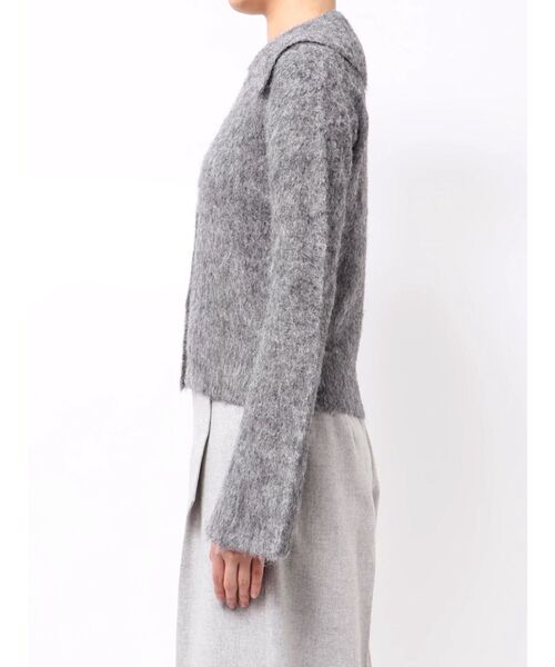 LAGUNAMOON（ラグナムーン）の「ヘアリーカラーカーデニットプルオーバー（カーディガン/ボレロ・レディース・グレー/ブルー/アイボリー・FREE）」の12枚目の写真