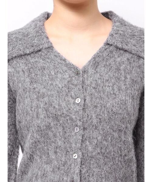 LAGUNAMOON（ラグナムーン）の「ヘアリーカラーカーデニットプルオーバー（カーディガン/ボレロ・レディース・グレー/ブルー/アイボリー・FREE）」の14枚目の写真