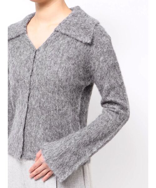 LAGUNAMOON（ラグナムーン）の「ヘアリーカラーカーデニットプルオーバー（カーディガン/ボレロ・レディース・グレー/ブルー/アイボリー・FREE）」の15枚目の写真