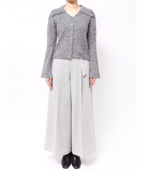 LAGUNAMOON（ラグナムーン）の「ヘアリーカラーカーデニットプルオーバー（カーディガン/ボレロ・レディース・グレー/ブルー/アイボリー・FREE）」の18枚目の写真