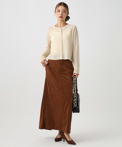 BAYFLOW(ベイフロー)の「ベロアビッグシュシュ(シュシュ・レディース・ベージュ/ネイビー・FREE)」の6枚目の写真