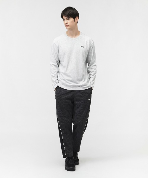PUMA(プーマ)の「プーマ PUMA LOGO LAB MX LS Tシャツ_(Tシャツ/カットソー・メンズ・ブラック/グレー・M/LL/L)」の3枚目の写真