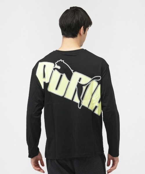 PUMA(プーマ)の「プーマ PUMA LOGO LAB MX LS Tシャツ_(Tシャツ/カットソー・メンズ・ブラック/グレー・M/LL/L)」の7枚目の写真