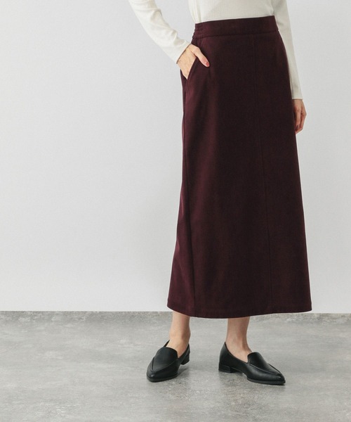 GLOBAL WORK（グローバルワーク）の「イージーケアコーデュロイスカート/575181（スカート・レディース・ブラウン系その他6/グレー系その他/ダークブラウン/ダークグレー/ベージュ系その他3/ワインレッド・SMALL/LARGE/MEDIUM）」の6枚目の写真