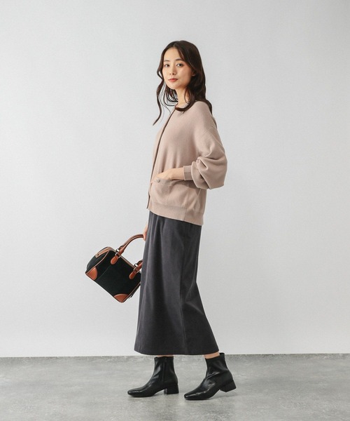 GLOBAL WORK（グローバルワーク）の「イージーケアコーデュロイスカート/575181（スカート・レディース・ブラウン系その他6/グレー系その他/ダークブラウン/ダークグレー/ベージュ系その他3/ワインレッド・SMALL/LARGE/MEDIUM）」の20枚目の写真