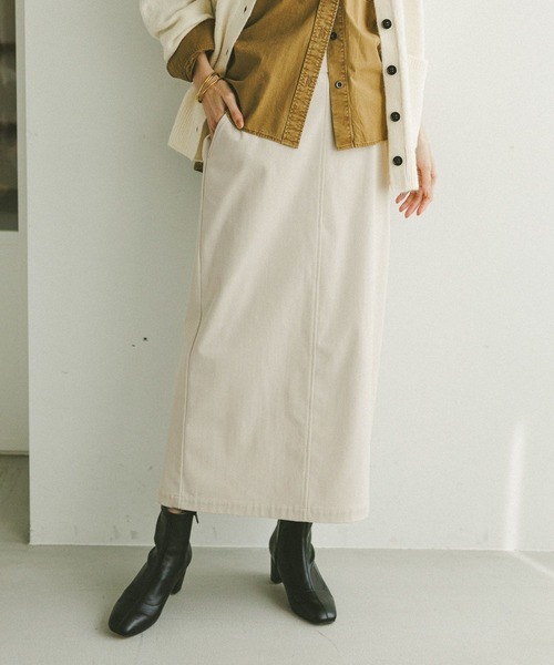 GLOBAL WORK（グローバルワーク）の「イージーケアコーデュロイスカート/575181（スカート・レディース・ブラウン系その他6/グレー系その他/ダークブラウン/ダークグレー/ベージュ系その他3/ワインレッド・SMALL/LARGE/MEDIUM）」の16枚目の写真