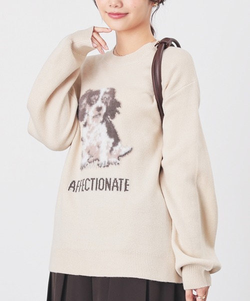 アニマル柄ニット（ニット/セーター）｜Honeys（ハニーズ）の