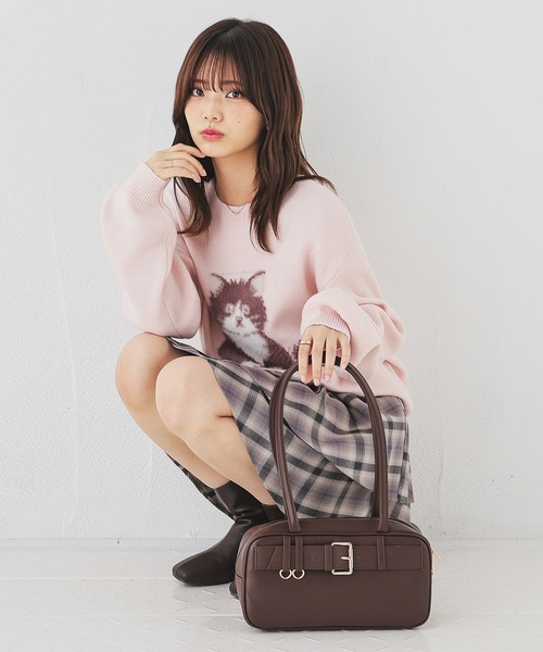 セール】アニマル柄ニット（ニット/セーター）｜Honeys（ハニーズ）の