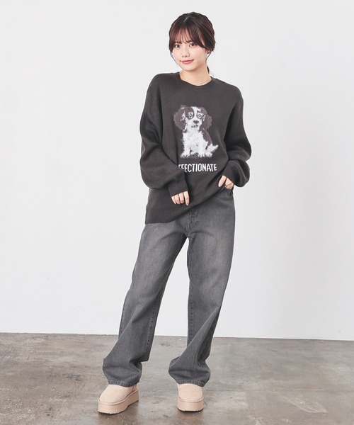 セール】アニマル柄ニット（ニット/セーター）｜Honeys（ハニーズ）の