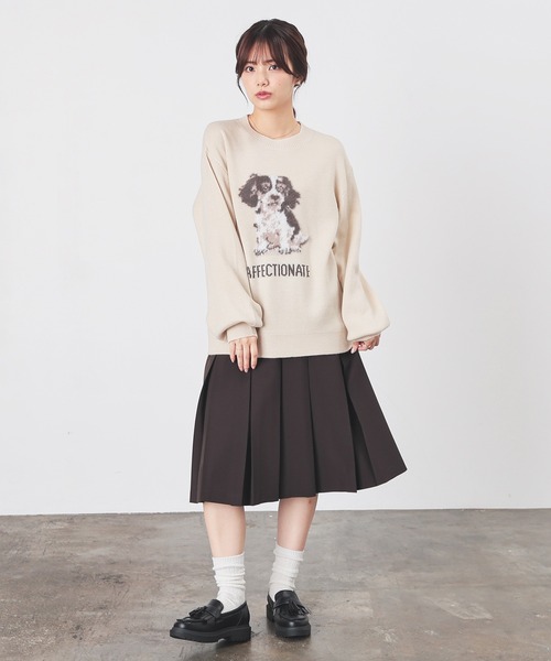 セール】アニマル柄ニット（ニット/セーター）｜Honeys（ハニーズ）の