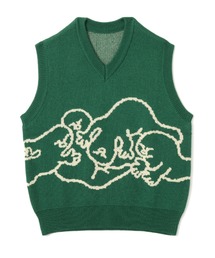 atmos pink | MARIA SAKURAI x atmos pink Ghost Knit Vest / マリア サクライ アトモス ピンク ゴースト ニット ベスト 【SP】(ベスト)