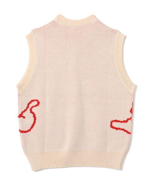 atmos pink（アトモスピンク）の「MARIA SAKURAI x atmos pink Ghost Knit Vest / マリア サクライ アトモス ピンク ゴースト ニット ベスト 【SP】（ベスト・レディース・ベージュ/グリーン/ブラウン・FREE）」の10枚目の写真