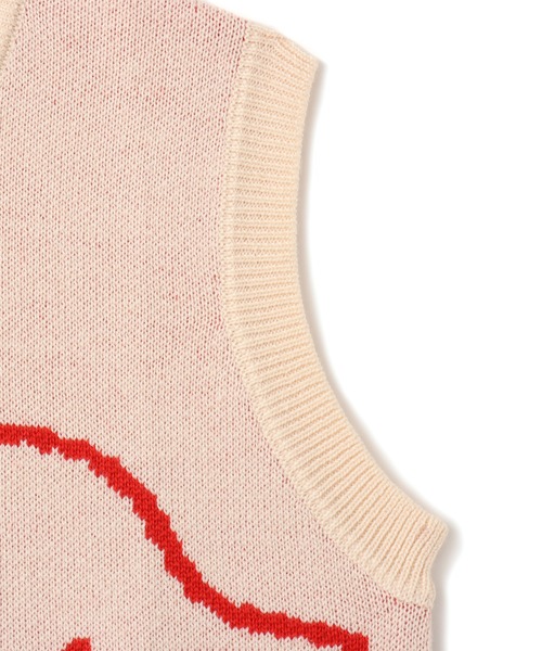 atmos pink（アトモスピンク）の「MARIA SAKURAI x atmos pink Ghost Knit Vest / マリア サクライ アトモス ピンク ゴースト ニット ベスト 【SP】（ベスト・レディース・ベージュ/グリーン/ブラウン・FREE）」の8枚目の写真