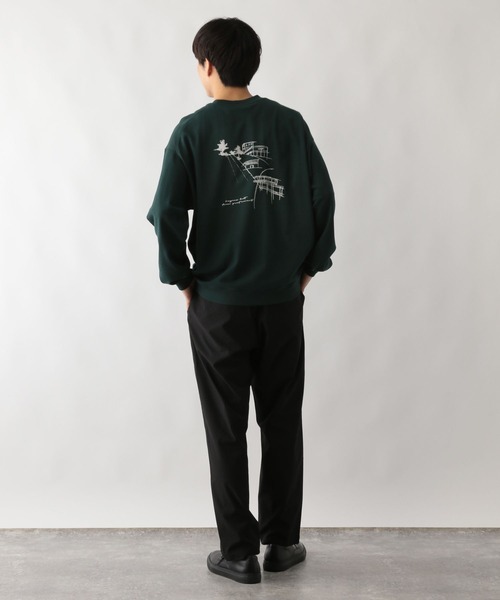 GLOBAL WORK（グローバルワーク）の「ソフトタッチスウェット/ロゴ/580798（スウェット・メンズ・ブラック/カーキ/ワインレッド/グレー/グレー系その他4/ホワイト・SMALL/MEDIUM/LARGE/X-LARGE）」の20枚目の写真