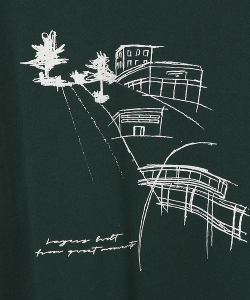 GLOBAL WORK（グローバルワーク）の「ソフトタッチスウェット/ロゴ/580798（スウェット・メンズ・ブラック/カーキ/ワインレッド/グレー/グレー系その他4/ホワイト・SMALL/MEDIUM/LARGE/X-LARGE）」の7枚目の写真