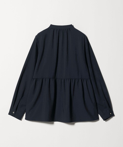 タオ　コムデギャルソン　スタンドカラー切り替えぺプラムブラウス タオコムデギャルソンスタンドカラー切り替えぺプラムブラウス