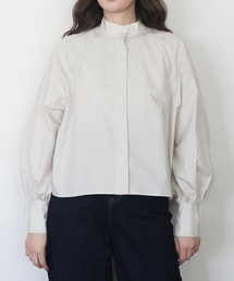 ZOZOMARKET | ラグランバンドカラークロップドブラウス-ZOZOMARKET by ハヤシアンナ(シャツ/ブラウス)